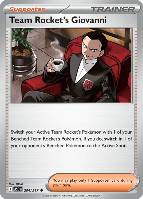 Team Rocket's Giovanni – Reverse Holo