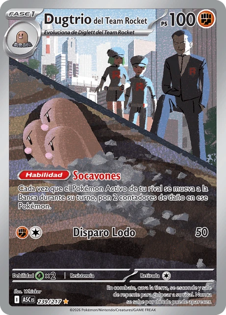 Dugtrio del Team Rocket – Holo