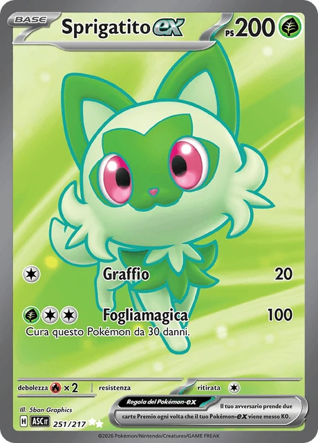 Sprigatito-ex – Holo