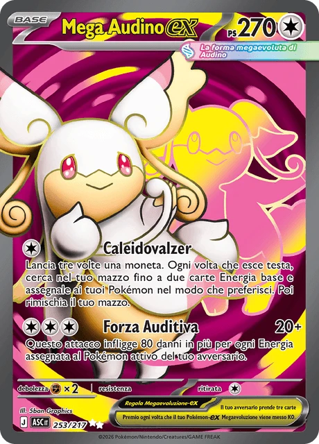 Mega Audino-ex – Holo