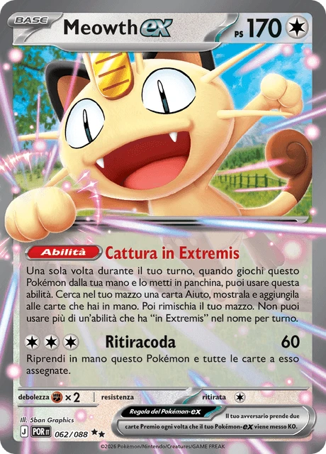 Meowth-ex – Holo