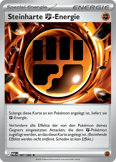 Steinharte Kampf-Energie – Reverse Holo