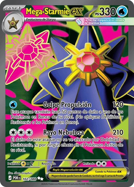 Mega-Starmie ex – Holo