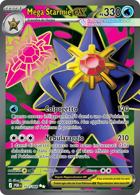 Mega Starmie-ex – Holo