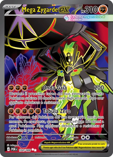 Mega Zygarde-ex – Holo