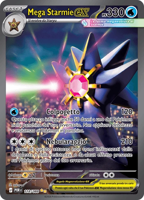 Mega Starmie ex – Holo