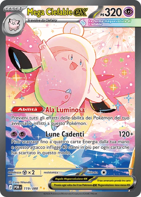 Mega Clefable-ex – Holo