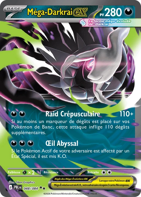 Méga-Darkrai-ex – Holo
