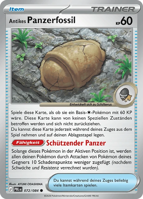 Antikes Panzerfossil – Normal