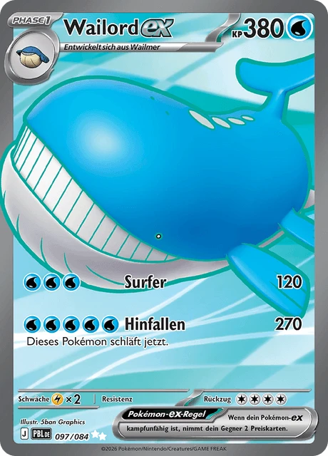 Wailord-ex – Holo