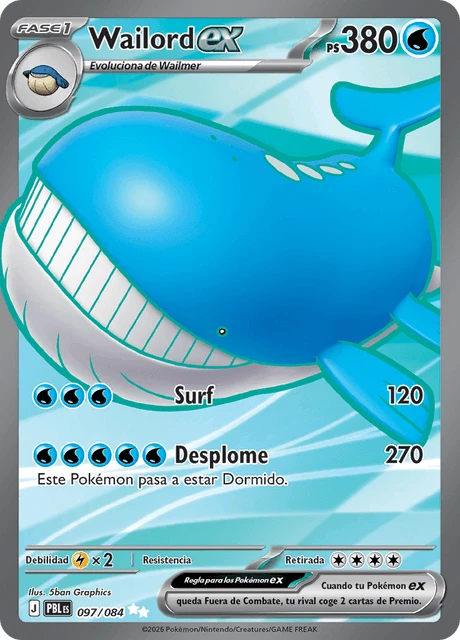Wailord ex – Holo