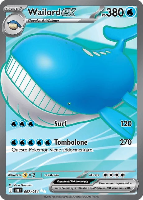Wailord-ex – Holo