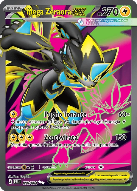 Mega Zeraora-ex – Holo