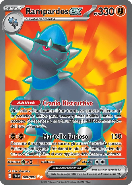 Rampardos-ex – Holo
