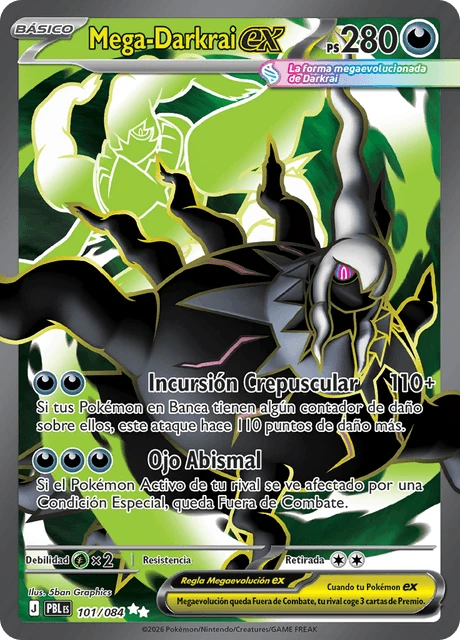 Mega-Darkrai ex – Holo