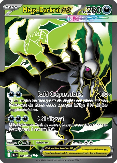 Méga-Darkrai-ex – Holo