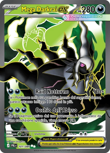 Mega Darkrai-ex – Holo