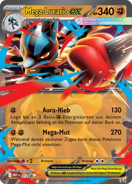 Mega-Lucario-ex – Holo