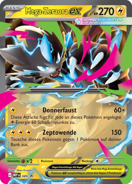 Mega-Zeraora-ex – Normal