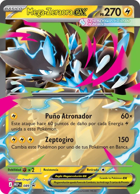 Mega-Zeraora ex – Normal