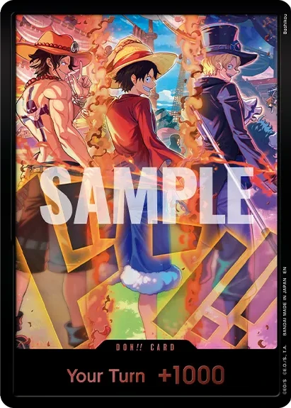 DON!! Ace, Luffy, Sabo (English Version 3rd Anniversary Set)