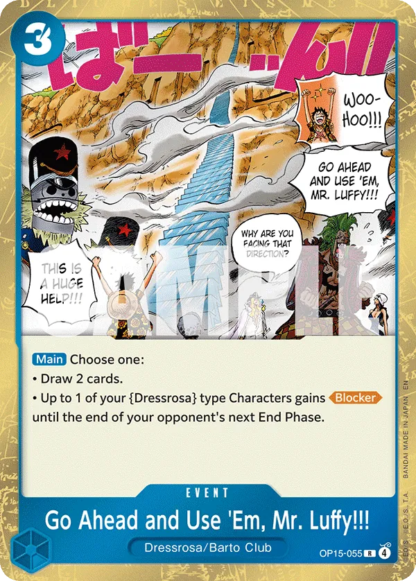 Je vous en prie, m'sieur Luffy, c'est pour vous !!