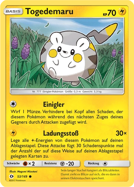 Togedemaru – Reverse Holo