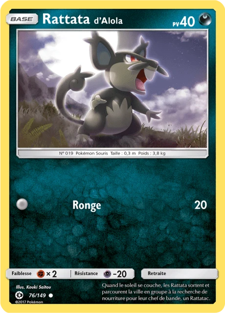 Rattata d'Alola – Normal