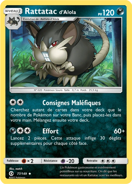 Rattatac d'Alola – Reverse Holo