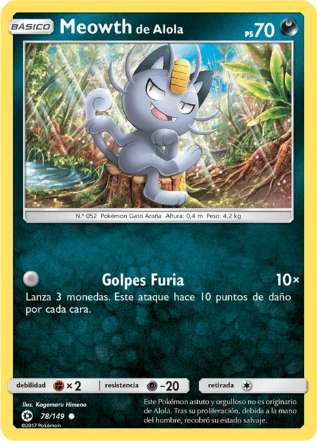 Meowth de Alola – Normal
