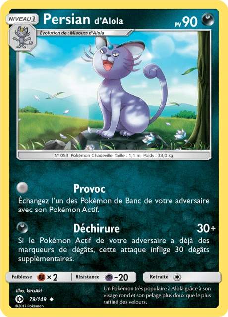 Persian d'Alola – Reverse Holo