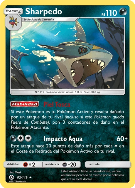 Sharpedo – Reverse Holo