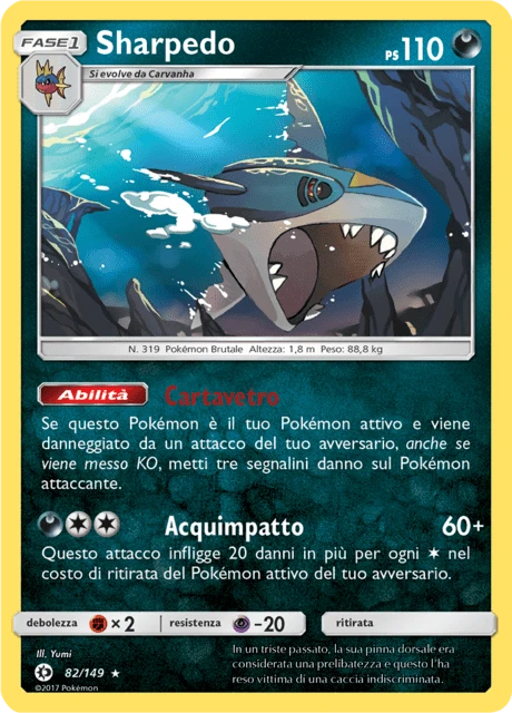 Sharpedo – Reverse Holo