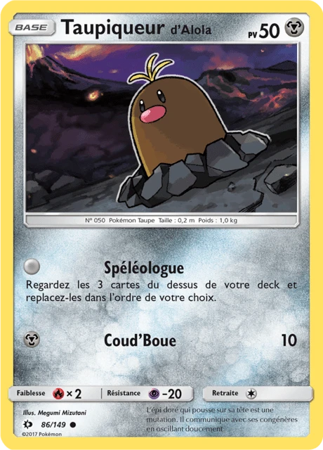 Taupiqueur d'Alola – Reverse Holo