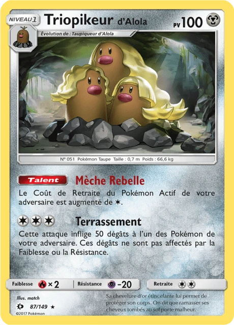 Triopikeur d'Alola – Reverse Holo