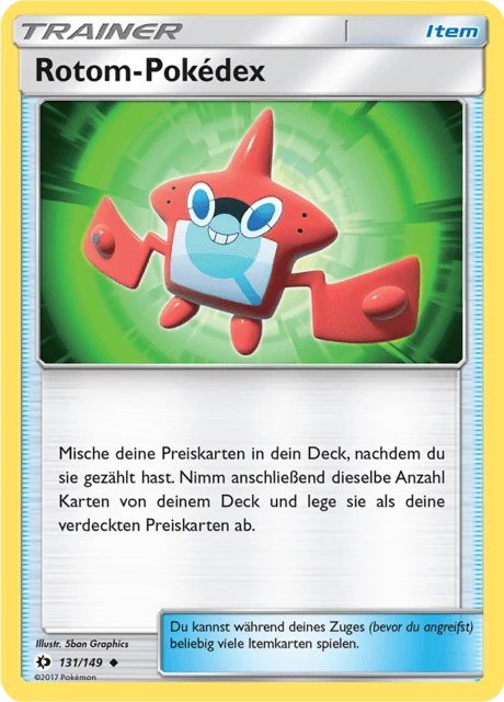 Rotom-Pokédex – Reverse Holo
