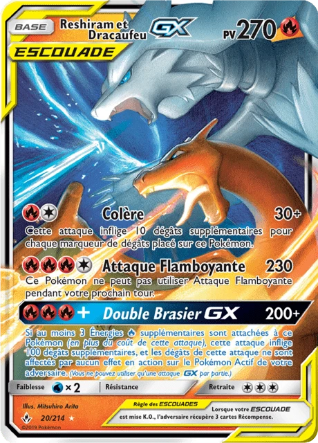 Reshiram et Dracaufeu-GX