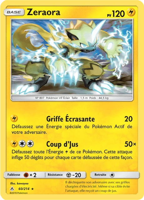 Zeraora – Reverse Holo