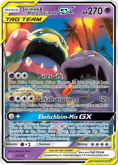 Sleimok & Alola-Sleimok-GX – Holo