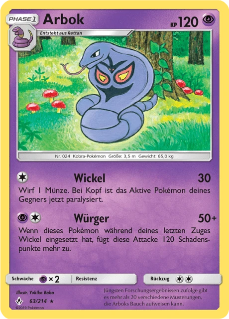 Arbok – Reverse Holo