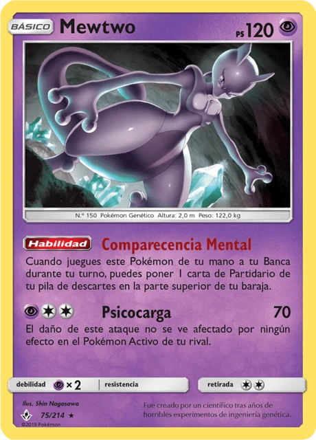 Mewtwo – Reverse Holo