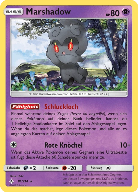 Marshadow – Reverse Holo