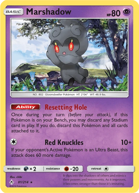 Marshadow – Reverse Holo