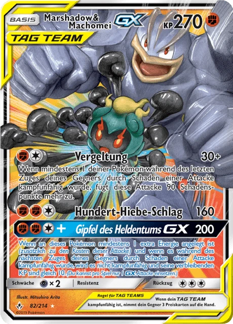 Marshadow & Machomei-GX – Holo
