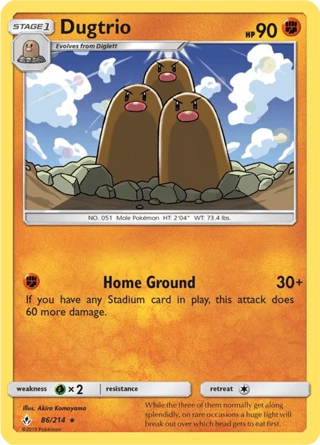 Dugtrio – Reverse Holo