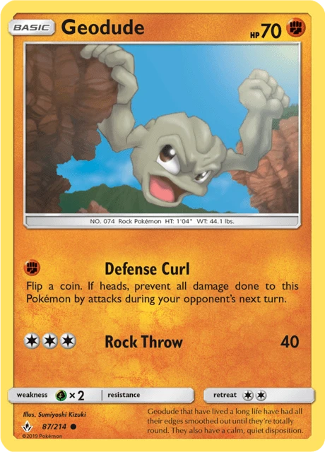 Geodude – Reverse Holo