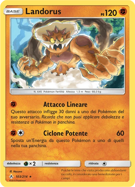 Landorus – Reverse Holo