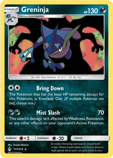 Greninja – Reverse Holo