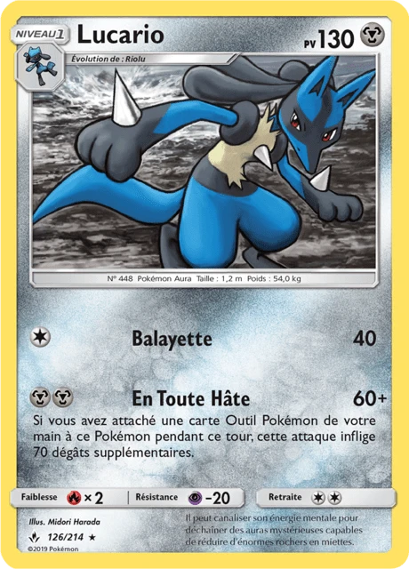 Lucario – Reverse Holo
