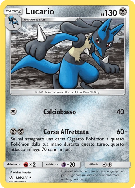 Lucario – Reverse Holo